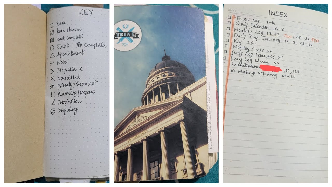 Flipping Through My Old/First Bullet Journal (2019 - 2020)