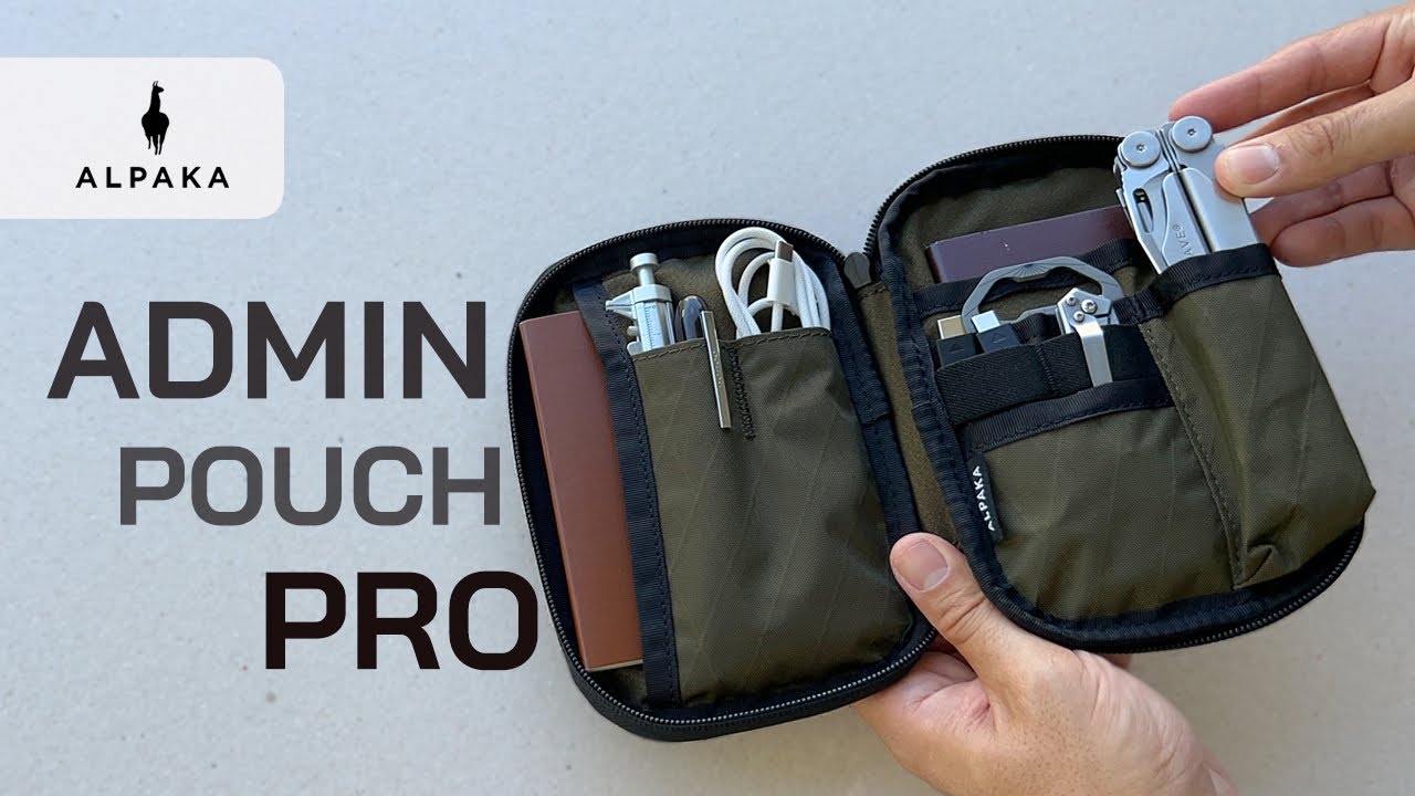 Обзор Alpaka Admin Pouch Pro | Компактный карманный органайзер для повседневного ношения!