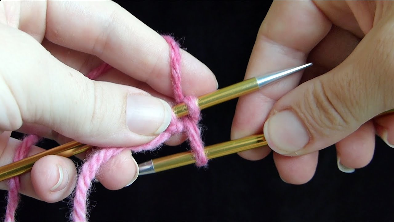 Chinese Waitress Cast On - Shortcut - KnitFreedom.com