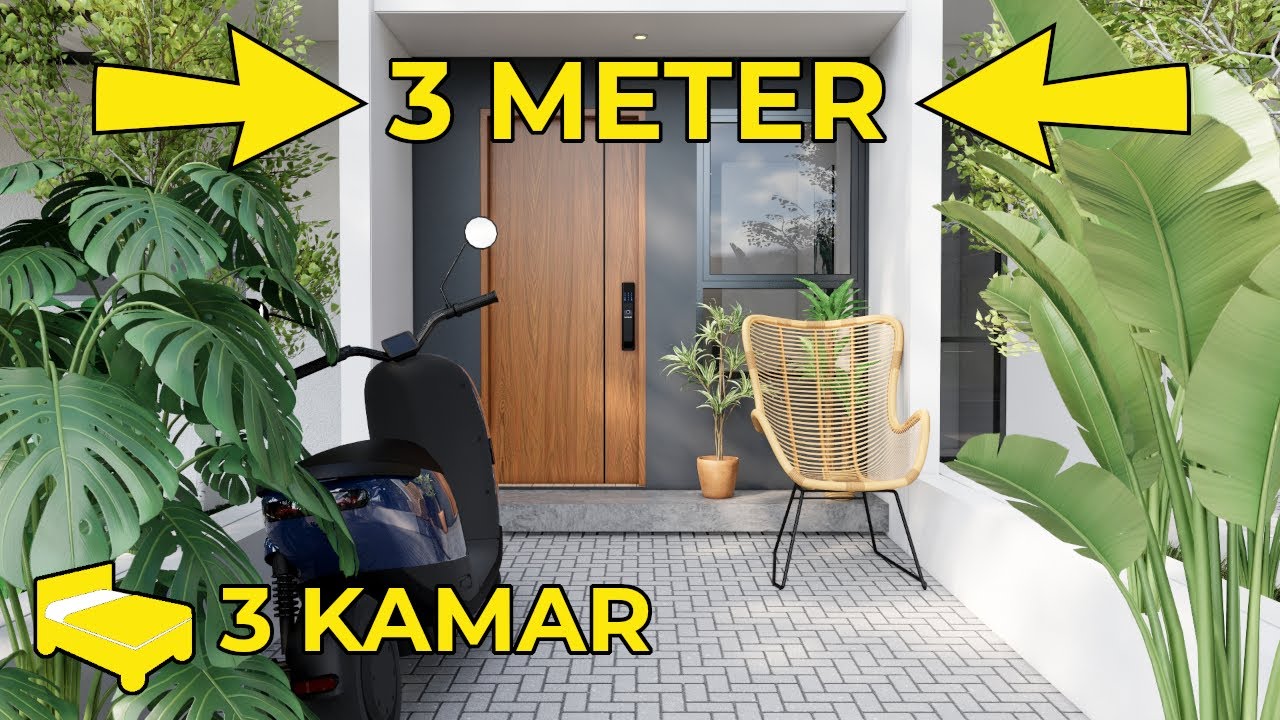 Sulit Dipercaya! Rumah 3x9 Meter Ini Punya 3 Kamar Tidur
