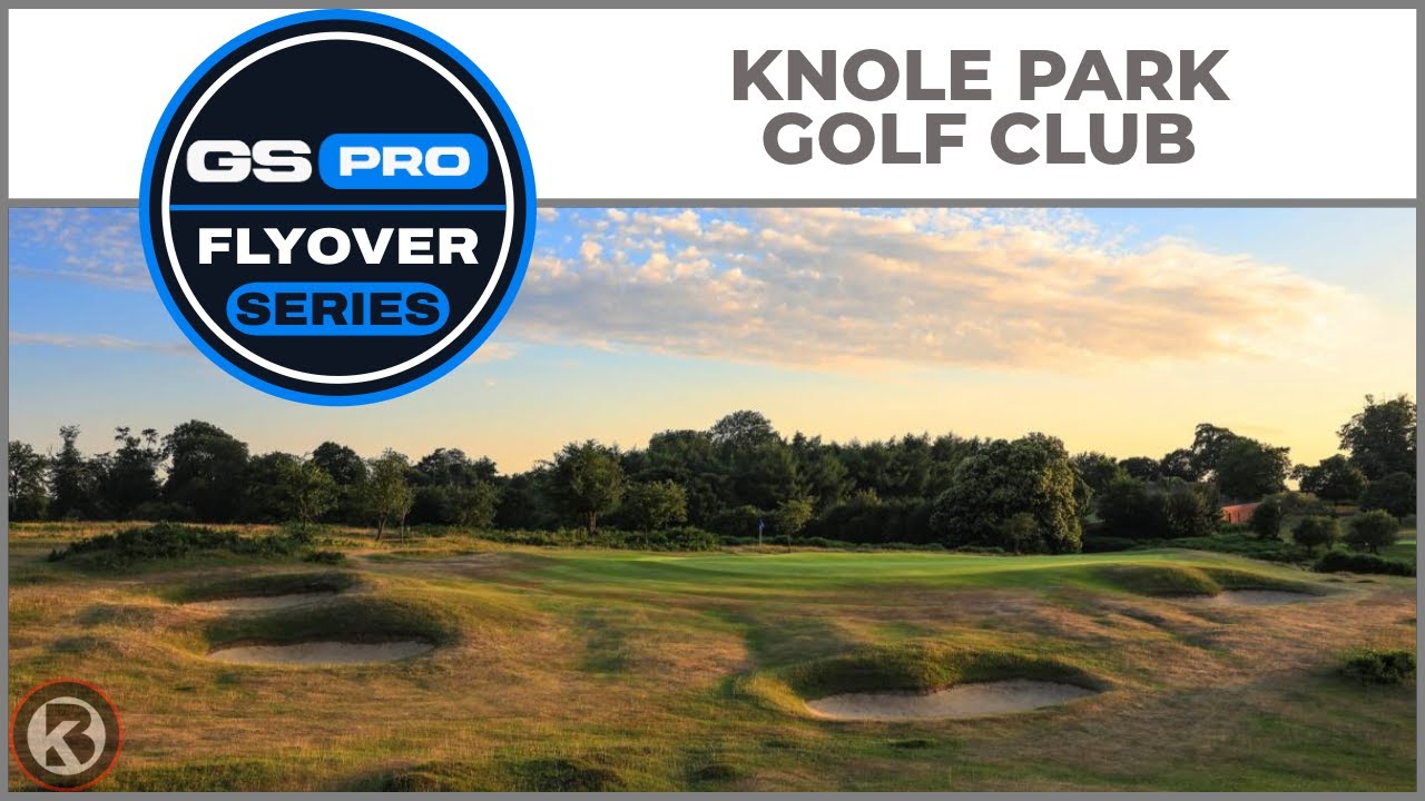 Видеообзор поля для гольфа GSPro &ndash; гольф-клуб Knole Park &ndash; проект Нила Маклаухлана.