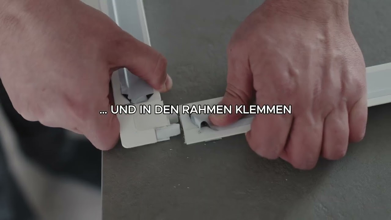 Insektenschutz ohne Bohren &ndash; Plisstek Klicksystem