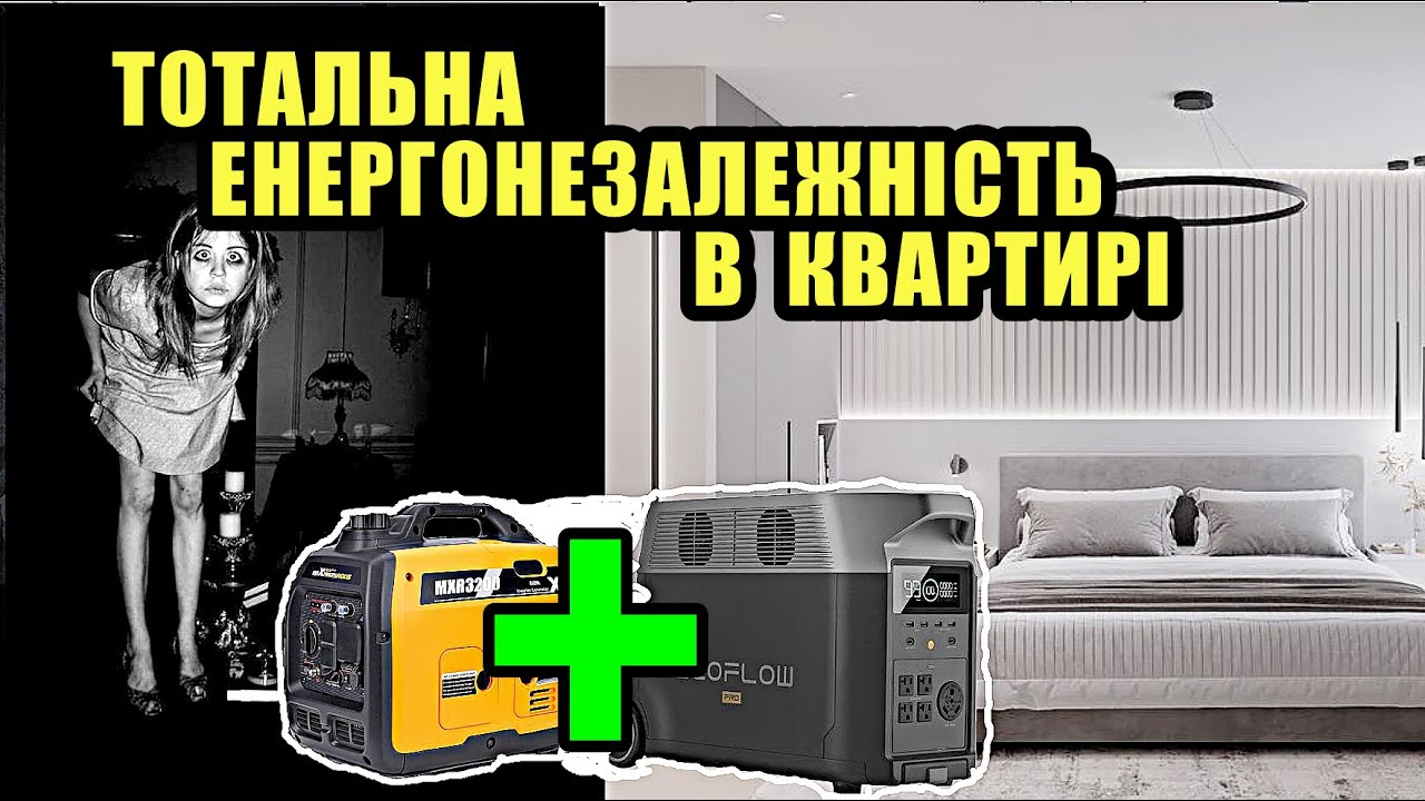 Генератор на Балконе+Экофло. Отключения света не страшны. Победить Блэкаут.
