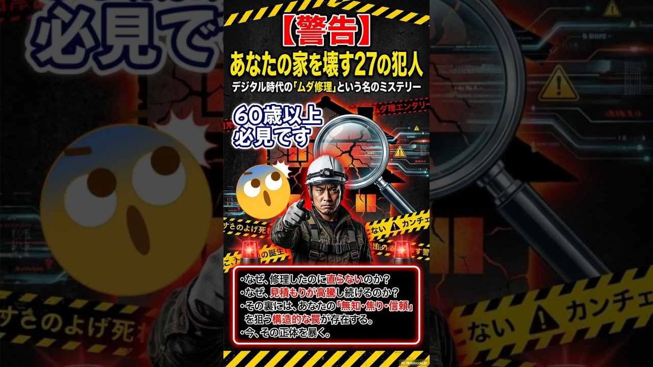 【その１０】壊される我が家がどうして職人に壊られるのか