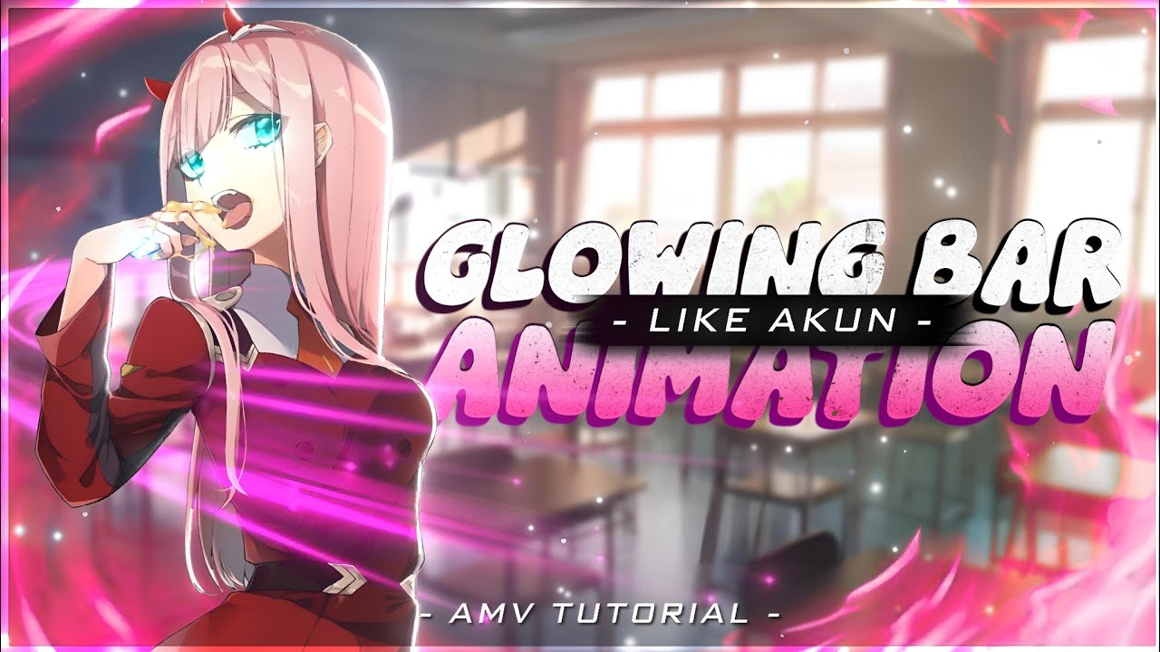 How To Make Glowing Bar animation Like Akun In Alight Motion | AMV TUTORIAL !