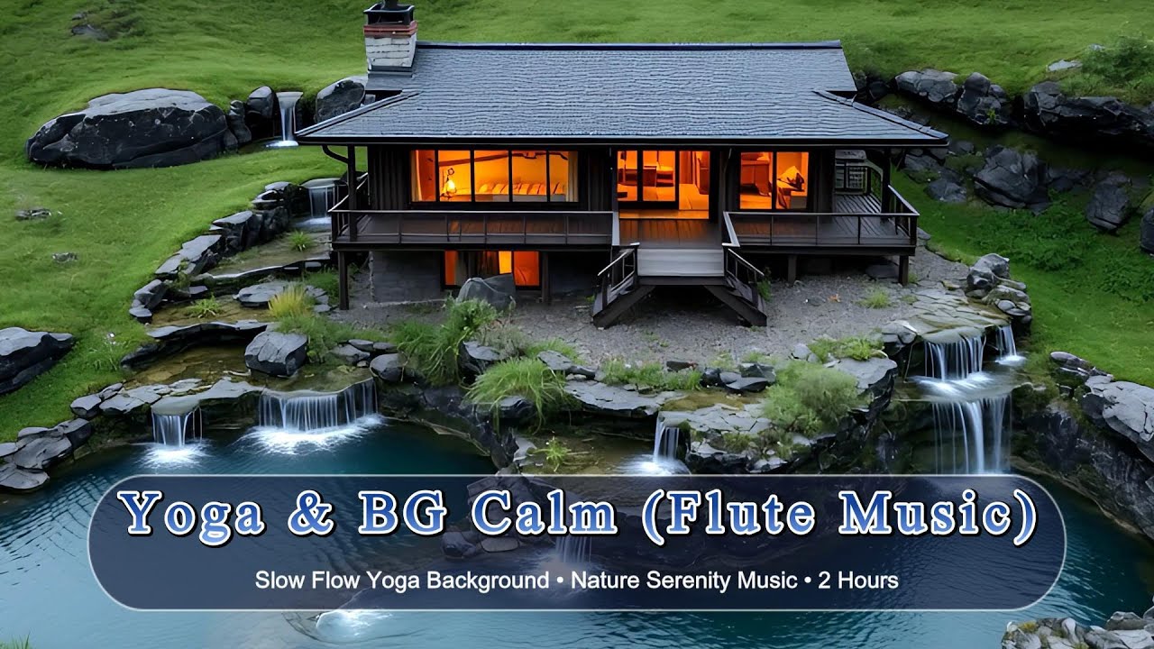 Yoga & BG Calm -  Flute & Ambient Calm Music | Slow Flow Yoga Background | 2 Hours Music