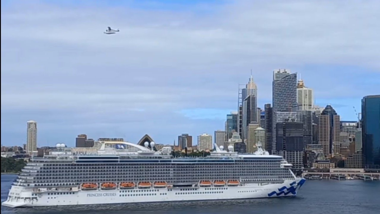 Majestic Princess arrives in Sydney at Noon on her last visit of the Season.