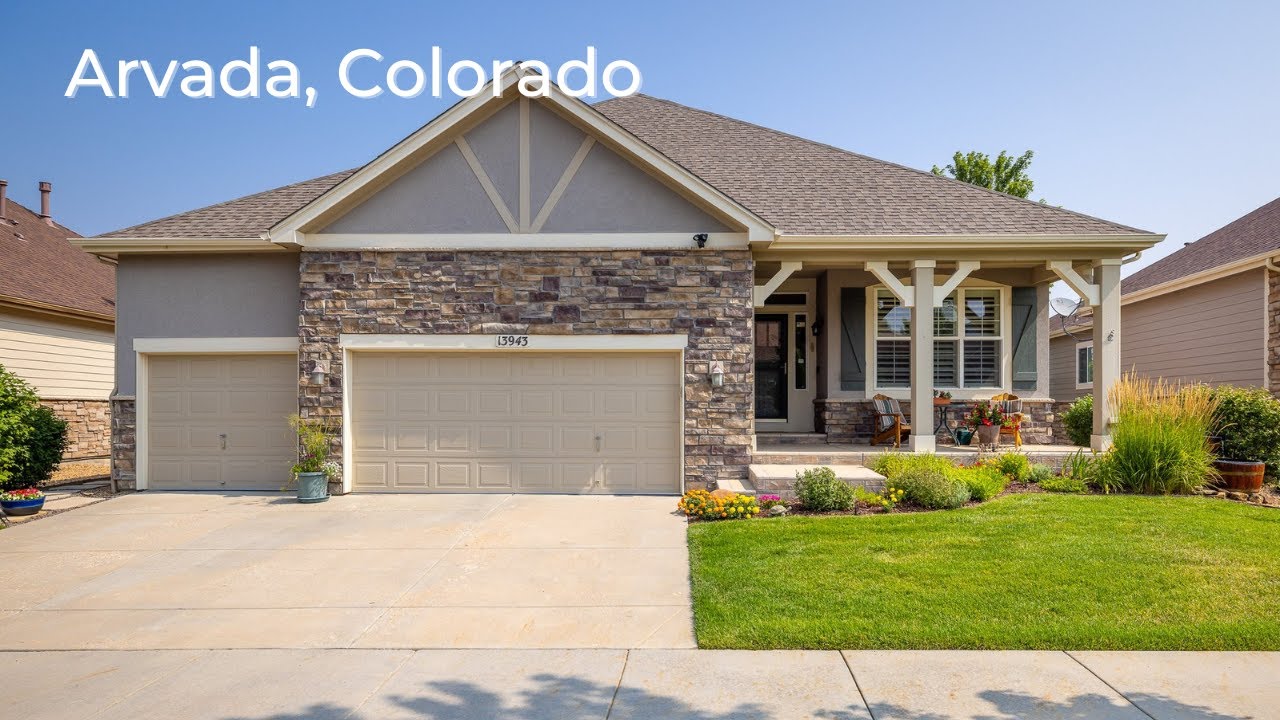 Rare Find! Arvada Ranch Style Patio Home with Mountain Views!