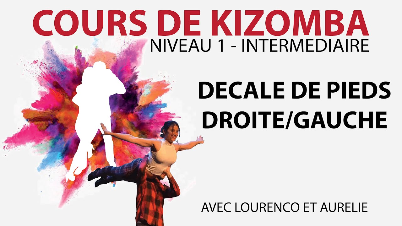 [cours de kizomba] Vidéo 23 sur 64 - ⭐️⭐️⭐️⭐️⭐️ - décale de pied à droite et gauche - intermédiaire