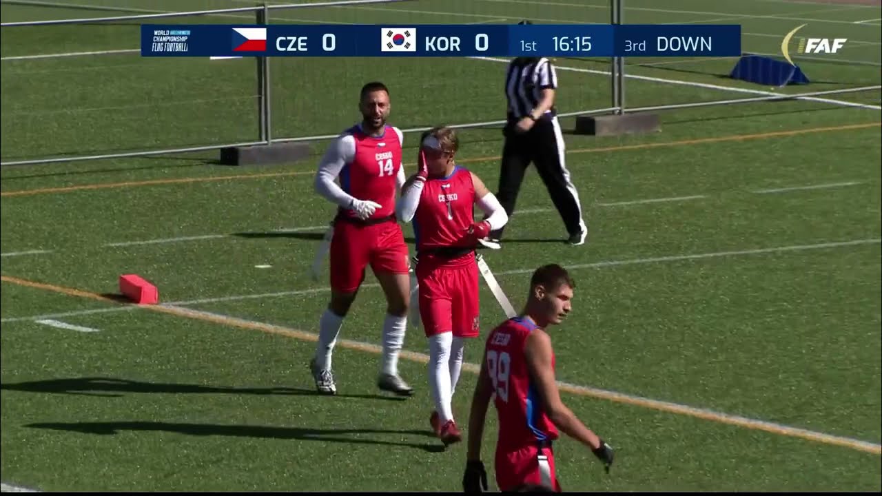 플래그풋볼 FlagfootballㅣKOREA vs CZECHIAㅣGroup Stage [2024 IFAF Flag Football World Championships]