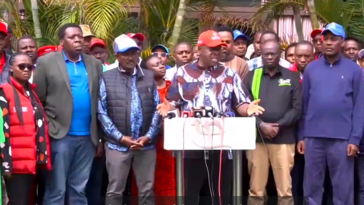 Live: Gachagua, Natembeya, Kalonzo, Matiangi, Karua Addressing the Nation
