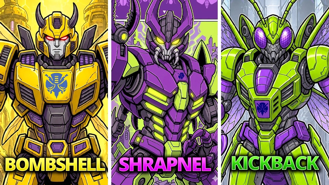 Every Insecticon in Transformers EXPLAINED