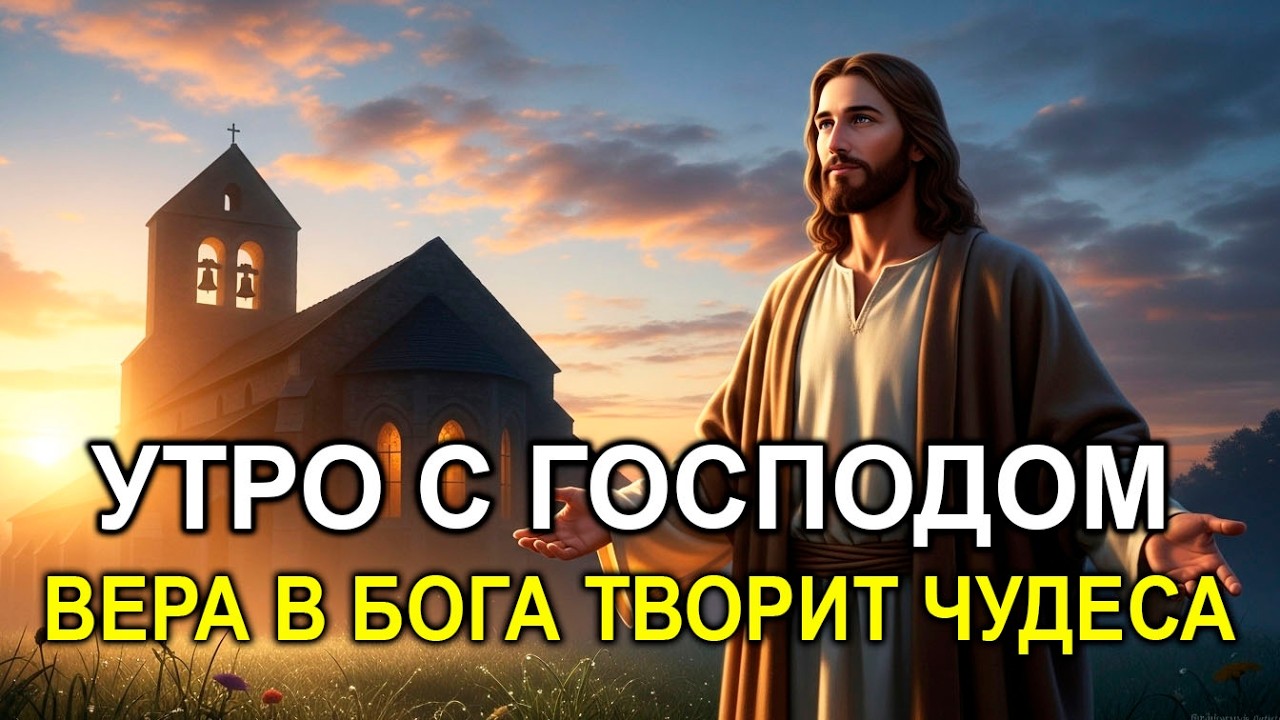 УТРО С ГОСПОДОМ: твоя ВЕРА способна творить любые чудеса! Сила в Боге!