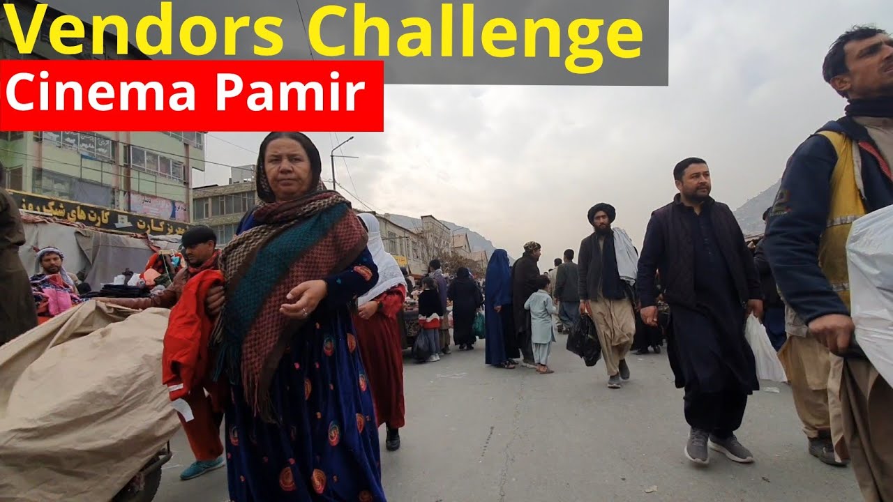Walking Tour Cinema Pamir | Vendor Challenge | Ancient Kabul 🇦🇫
