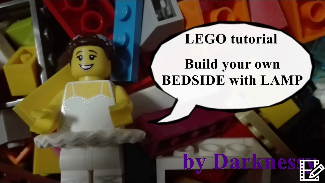 LEGO tutorial - Build your own BEDSIDE with LAMP