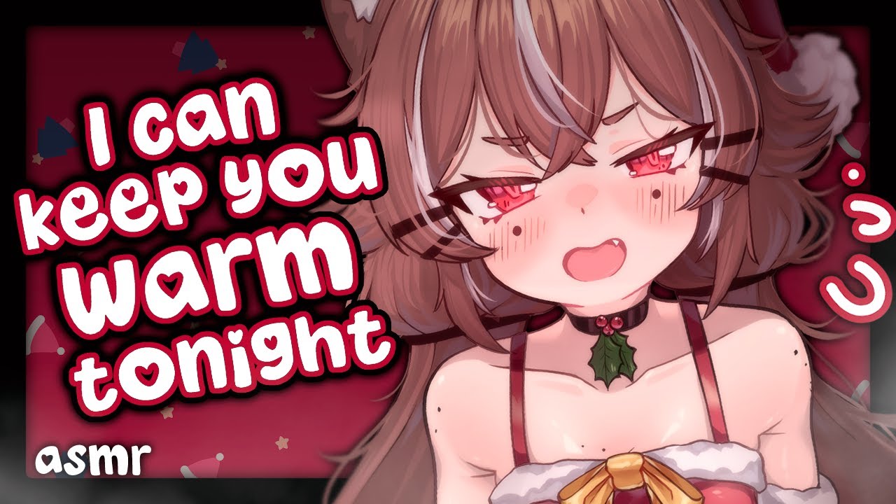 Bratty Cat Girl Warms You Up on a Cold Christmas Eve! 💢 ♡ ASMR