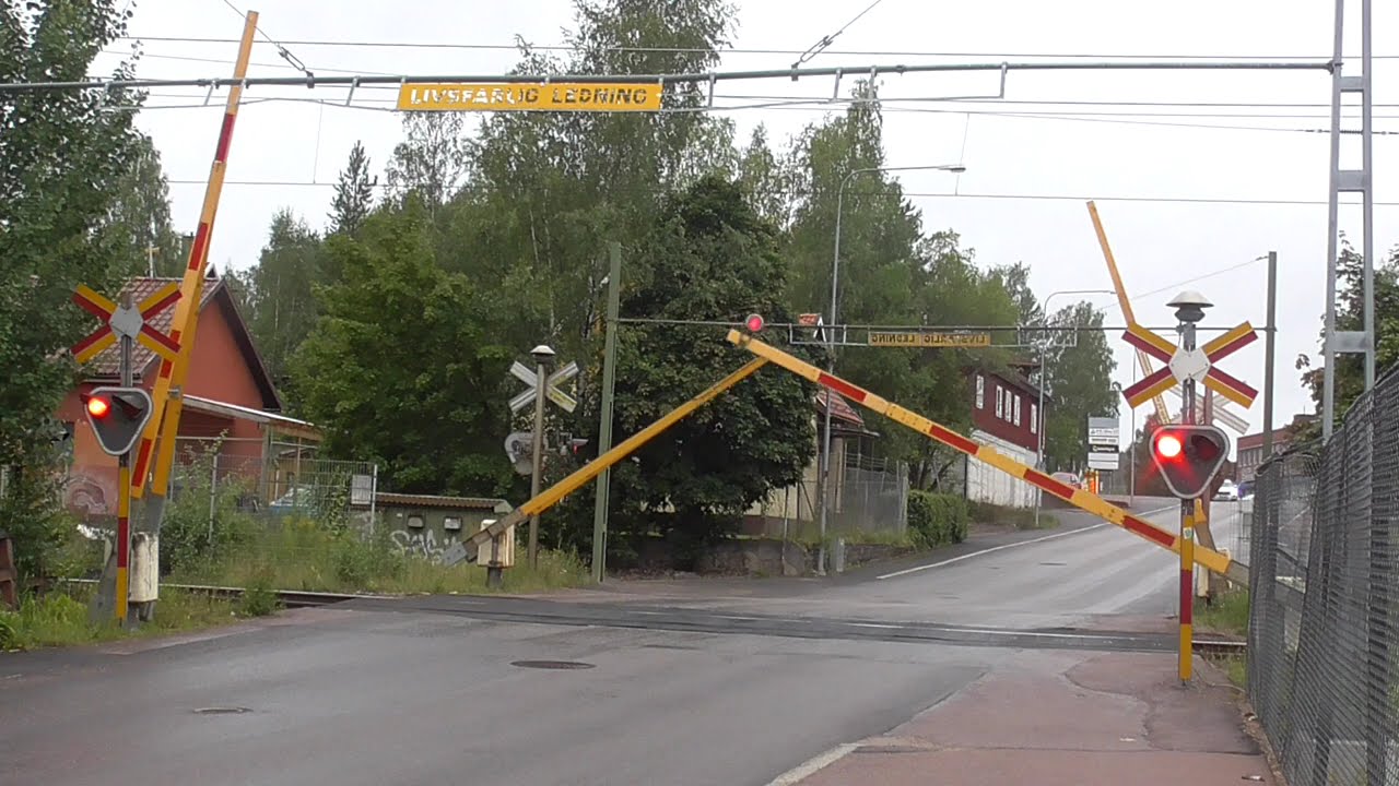 Swedish Railroad Crossing, Timmervägen, Falun