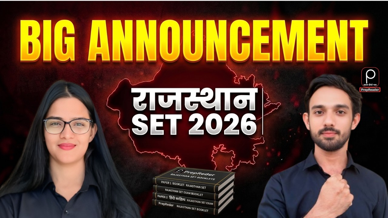Rajasthan SET  2026 Final Strategy-Roadmap | Rajasthan SET Syllabus, Notes & Mock Tests | Prepreader