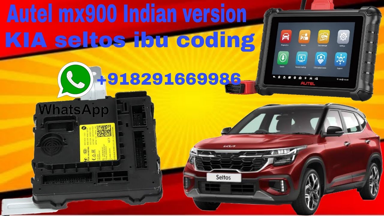 Kia seltos 2023 ibu replace by autel mx900