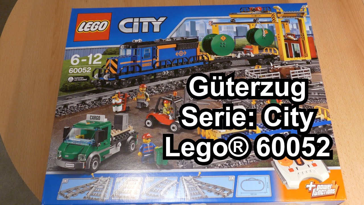 LEGO Güterzug 60052 Review deutsch (Cargo Train 4K)