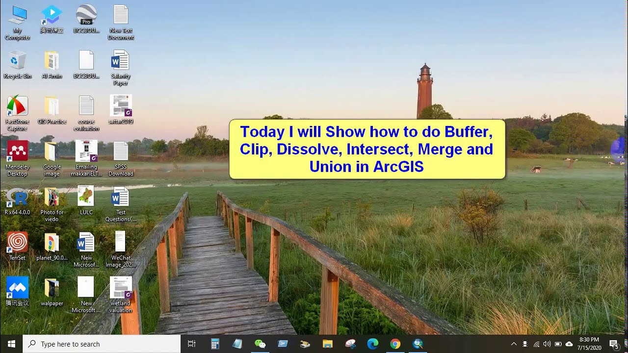 How to Buffer, Clip, Dissolve, Intersect, Merge and Union in ArcGIS || Geoprocessing Tools