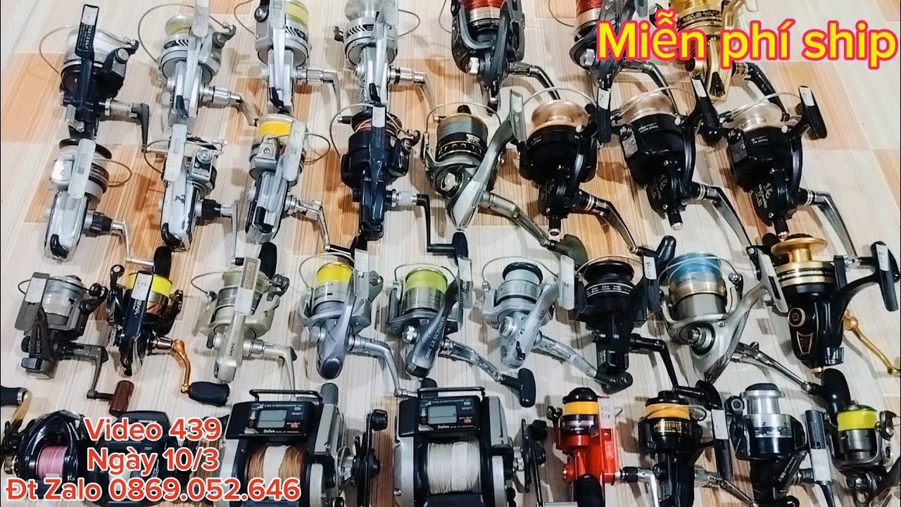 Video 439⭐ Lô máy câu Nhật Bãi ☎️ Zalo 0869052646