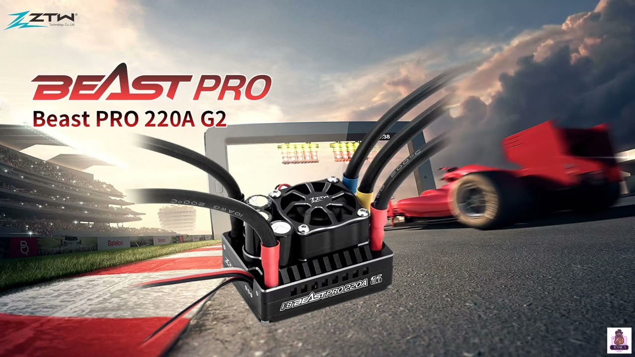 Unboxing et tutoriel du variateur ZTW beast pro 220A pour 1/8!