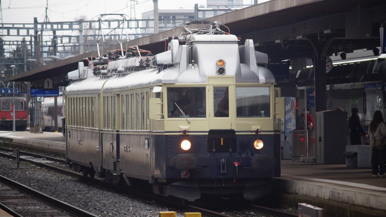 Flèche Bleue BLS de Berthoud à Bienne le 11.01.2026