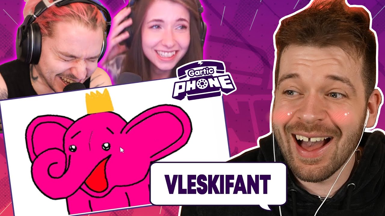 Der unangenehm krasse Lachflash von Vlesk | Gartic Phone mit Gang