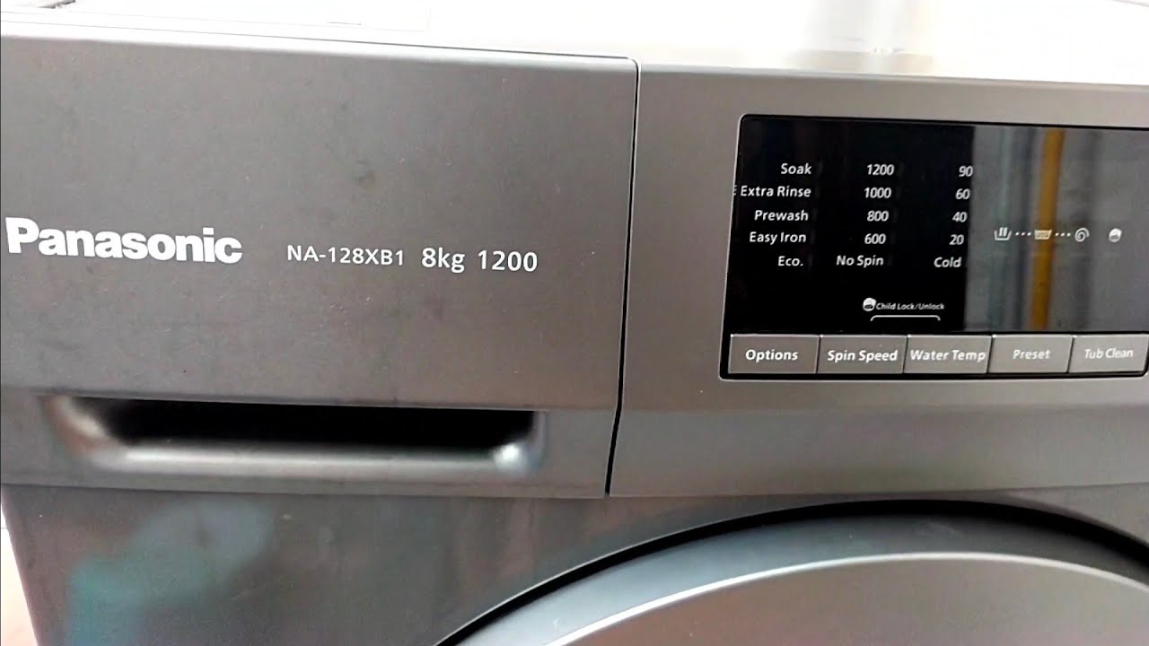 REVIEW MESIN CUCI PANASONIC FRONT LOADING NA-128XB1