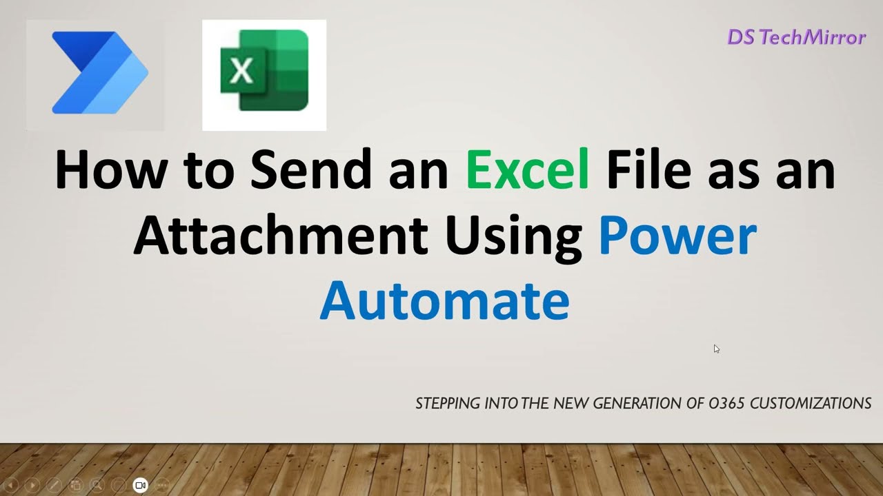 How to Attach Excel File in Email with Power Automate