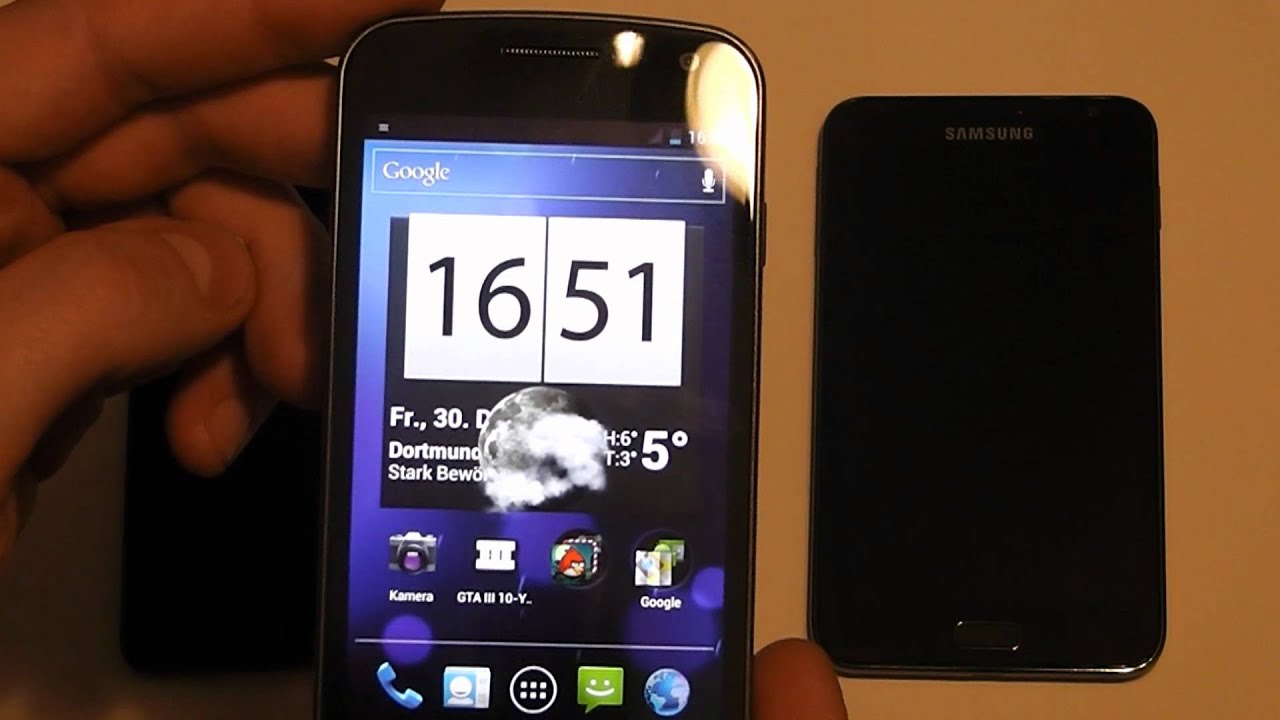 Samsung Galaxy Nexus vs Galaxy S2 vs Galaxy Note - (Deutsch - German)