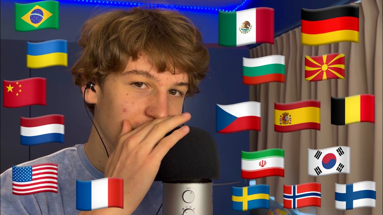 ASMR Saying 'I LOVE YOU' In 30 Different Languages