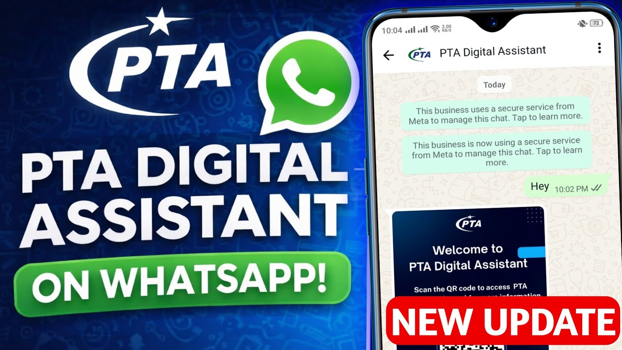 PTA Digital Assistant on WhatsApp || Easy Complaints & Information Service