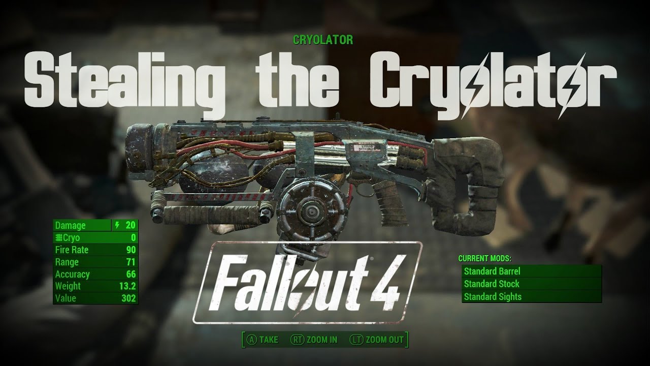 Fallout 4: Stealing the AMAZING Cryolator RIGHT AWAY