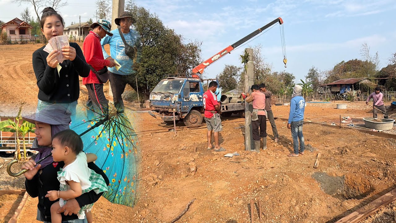 วันดี เอาเสาลงหลุม //นกน้อยสร้างรัง🥰