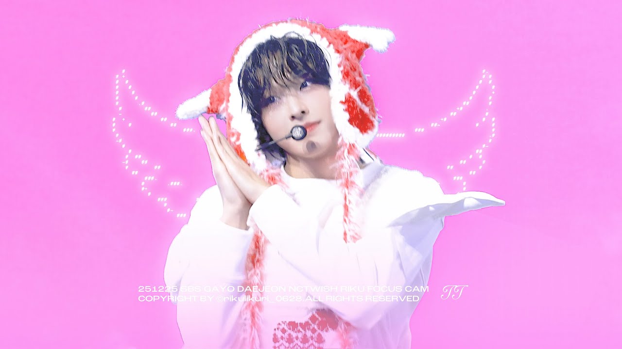 【4k】TT(원곡: TWICE)251225 SBS가요대전 NCTWISH RIKU FOCUS 