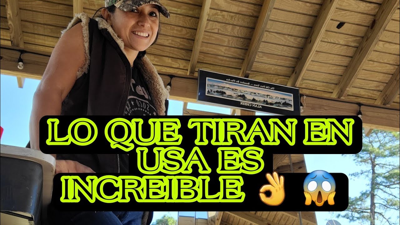 Dumpster diving 《Lo que tiran en USA es SORPRENDENTE 👌 😱》#loquetiranenusa #dumpsterdiving