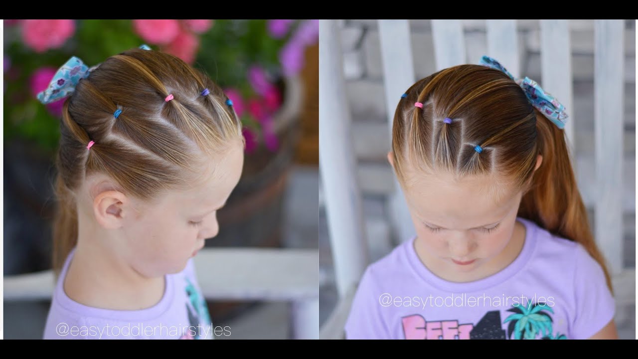 Stair step Elastic Hairstyle