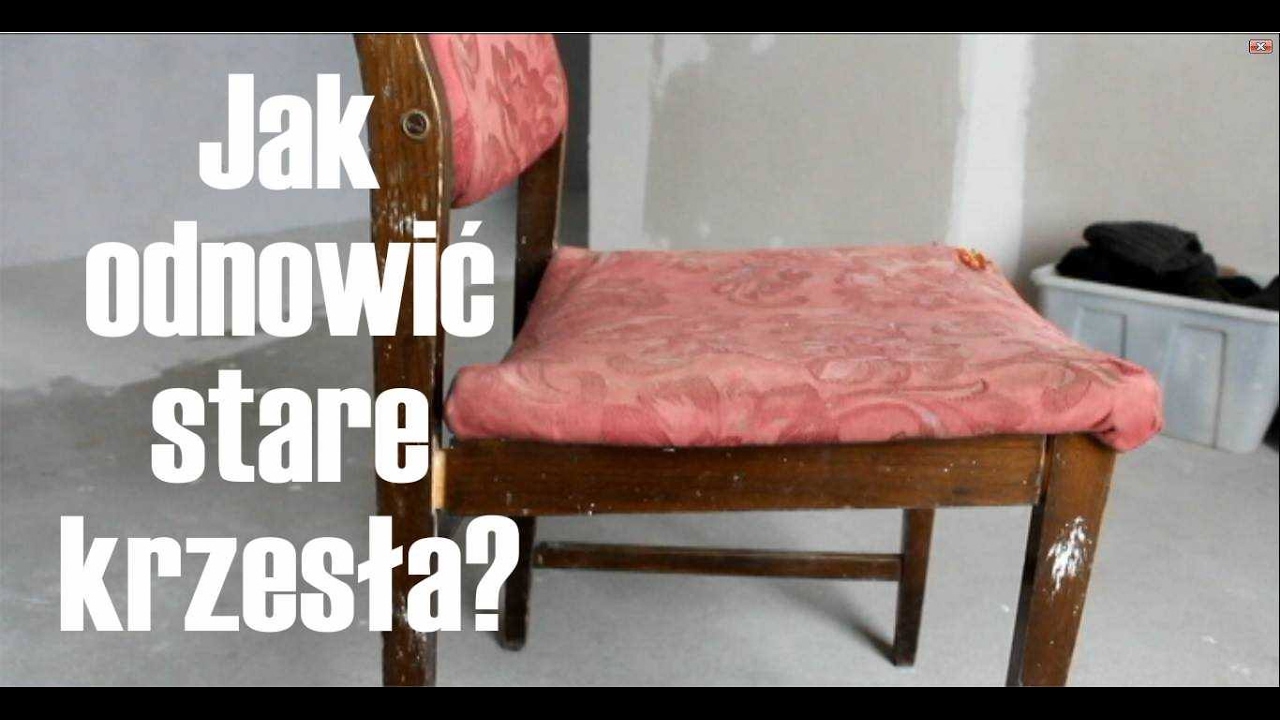 Odnawianie krzesła