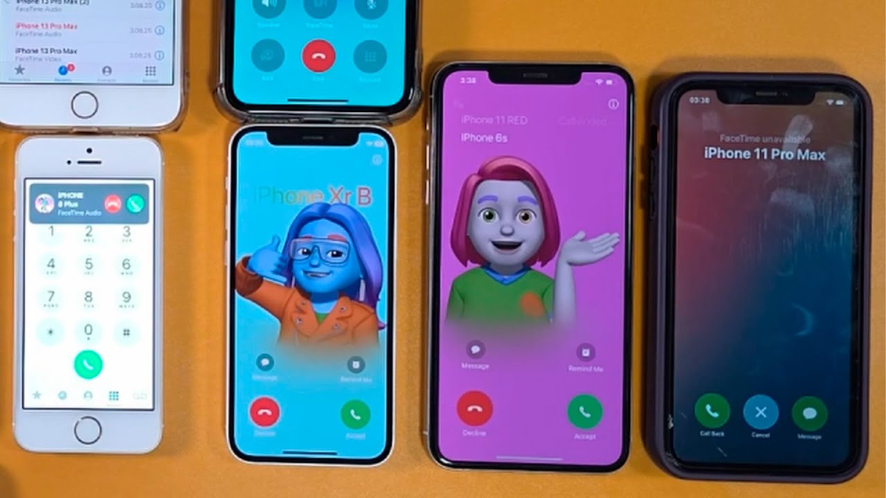 FACETIME INCOMING CALL & OUTGOING CALL IPHONE 15 13 11 PRO MAX IPHONE 12 11 XR 8+ 7 6S