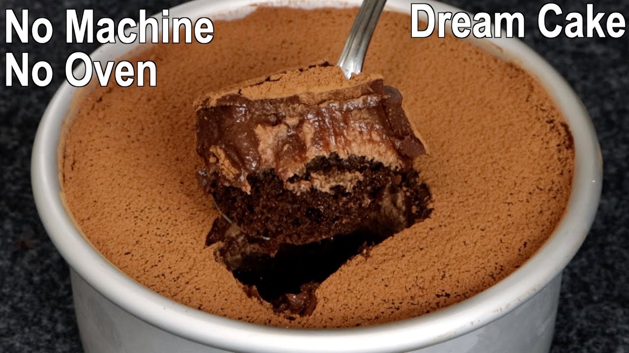 Chocolate Dream Cake Recipe Without Oven | How to Make Chocolate Dream Cake at Home