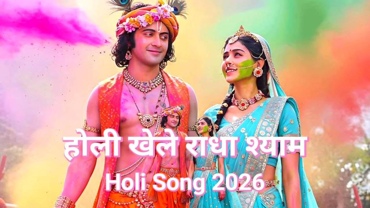 Holi Festival 2026 USA  | Radha Krishna Most Powerful Song | Holi Song 2026 | Holi Special Song 2026