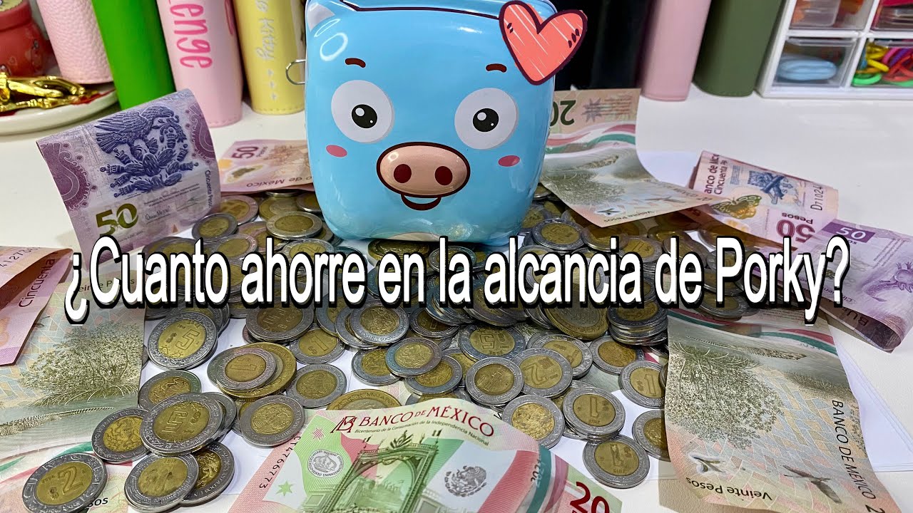 ¿Cuanto Ahorre en la Alcancia de Porky? 🐷 Abriendo la Alcancía ✅ #retosdeahorro #ahorro 