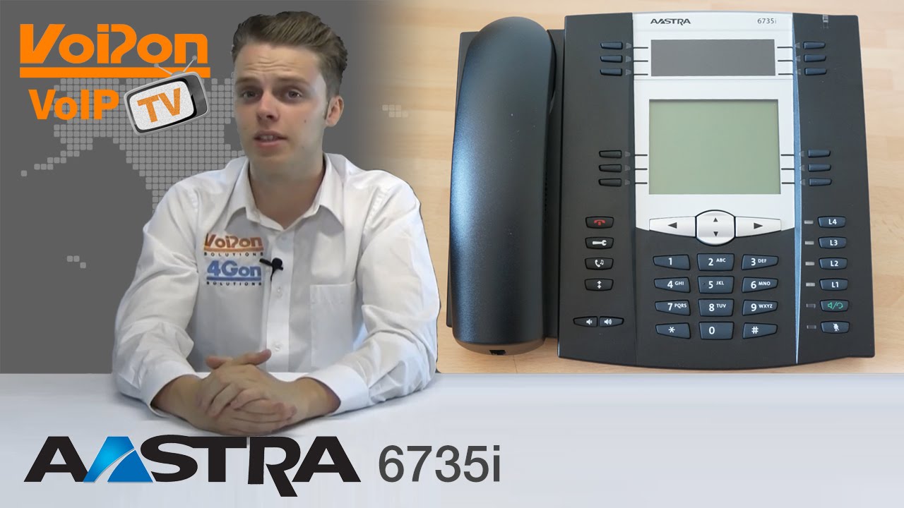 Aastra 6735i VoIP Phone Review / Unboxing