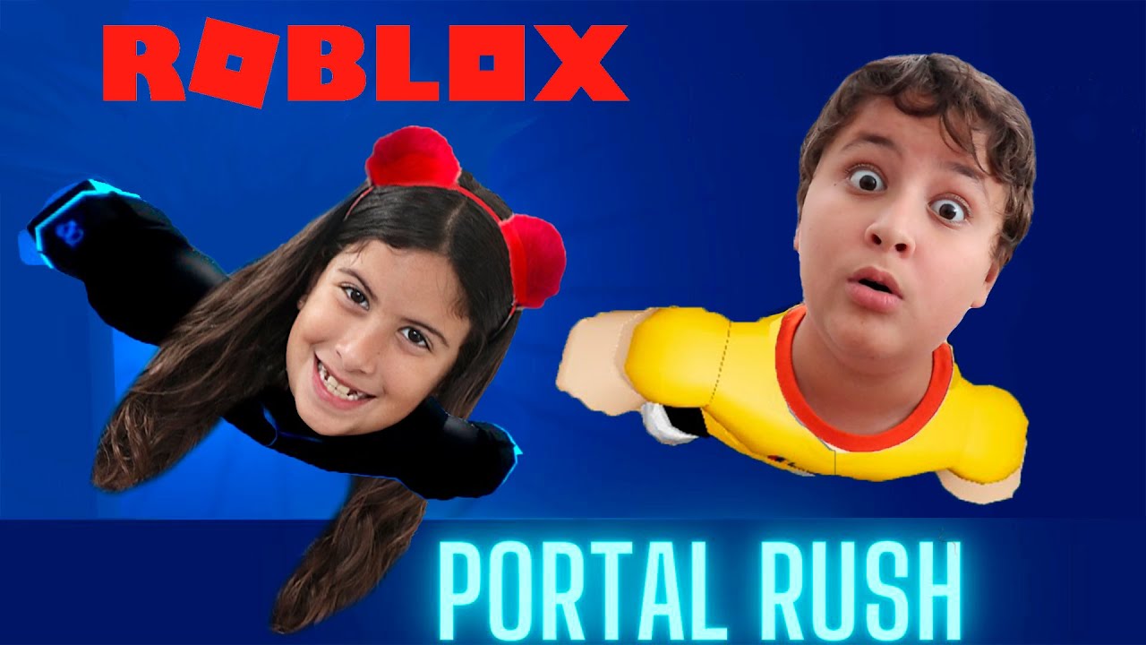 ROBLOX - PORTAL RUSH COM O BRAÇO QUEBRADO - MARIA CLARA E JP GAMES