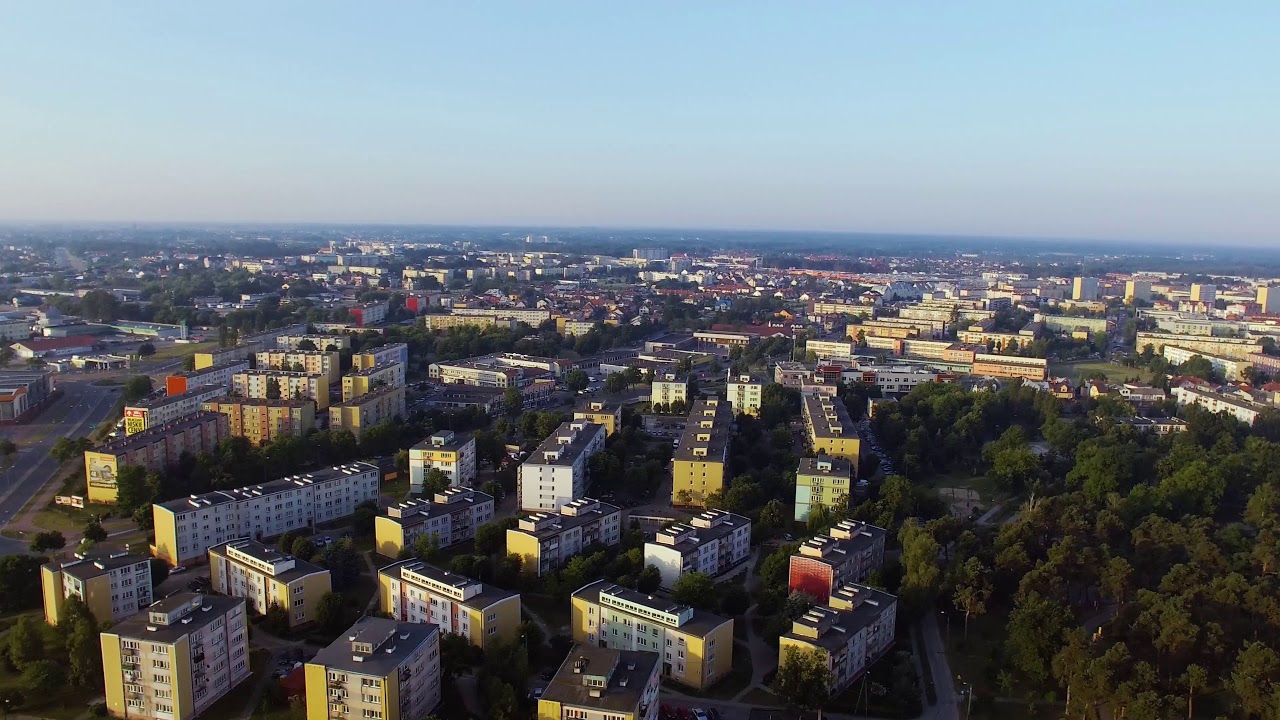 Ostrołęka z lotu ptaka