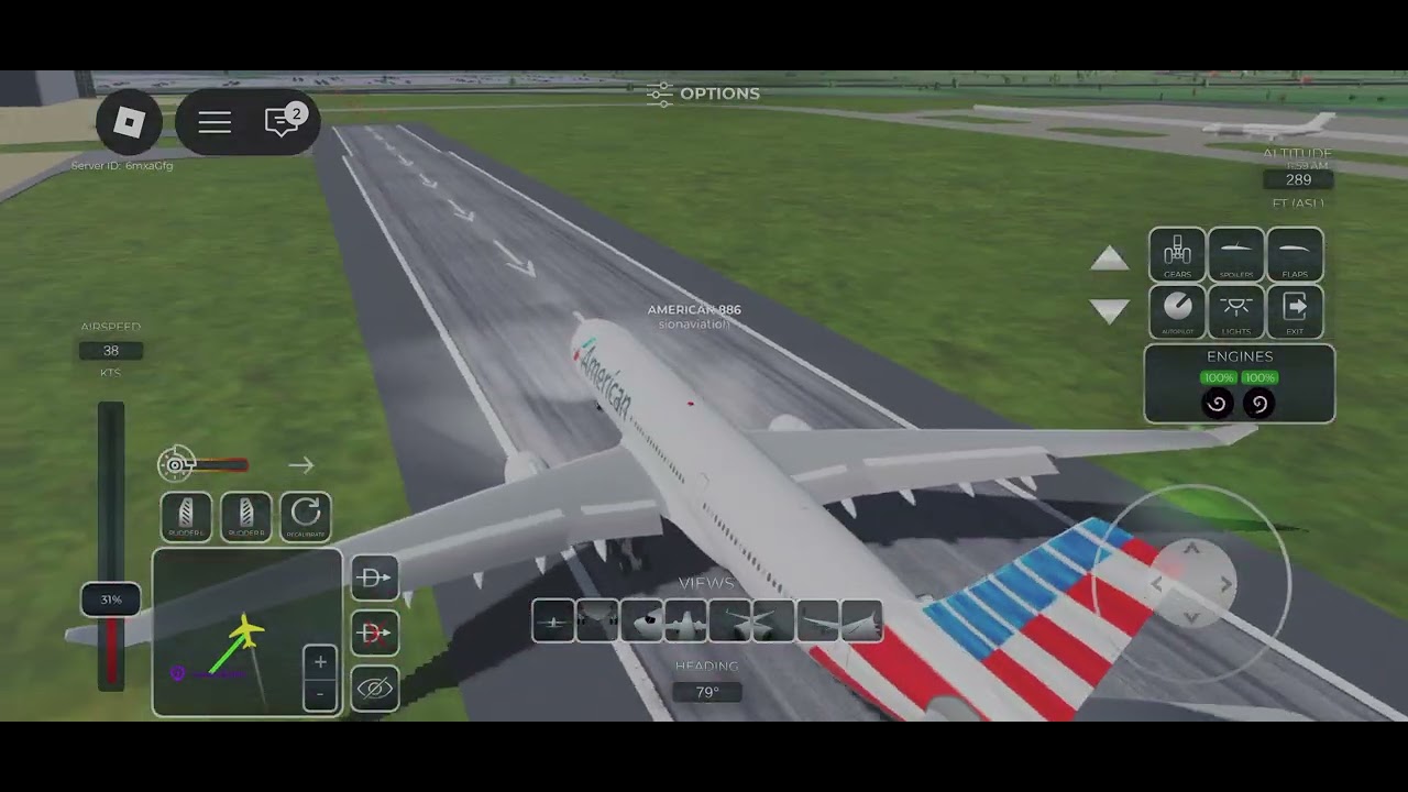 Landing at Gatwick ￼
