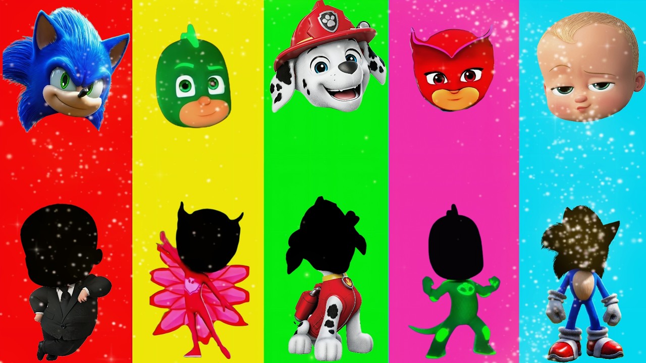Wrong eyes👀 challenge DAME TU COSITA Pj Masks Funny Puzzle Wrong Heads
