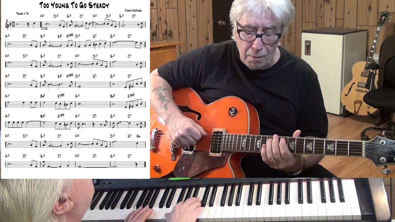 Too Young To Go Steady - Jazz guitar & piano cover ( Jimmy McHugh )
